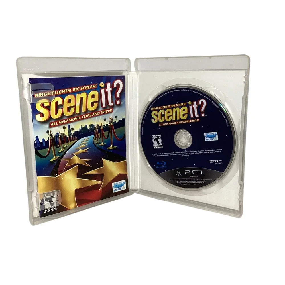 Scene It? Bright Lights! Big Screen! Sony PlayStation 3 PS3 Movie Trivia Game